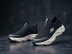 Black Slip-On Sneakers PL-211