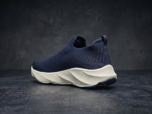 Navy Blue Slip-On Sneakers PL-212