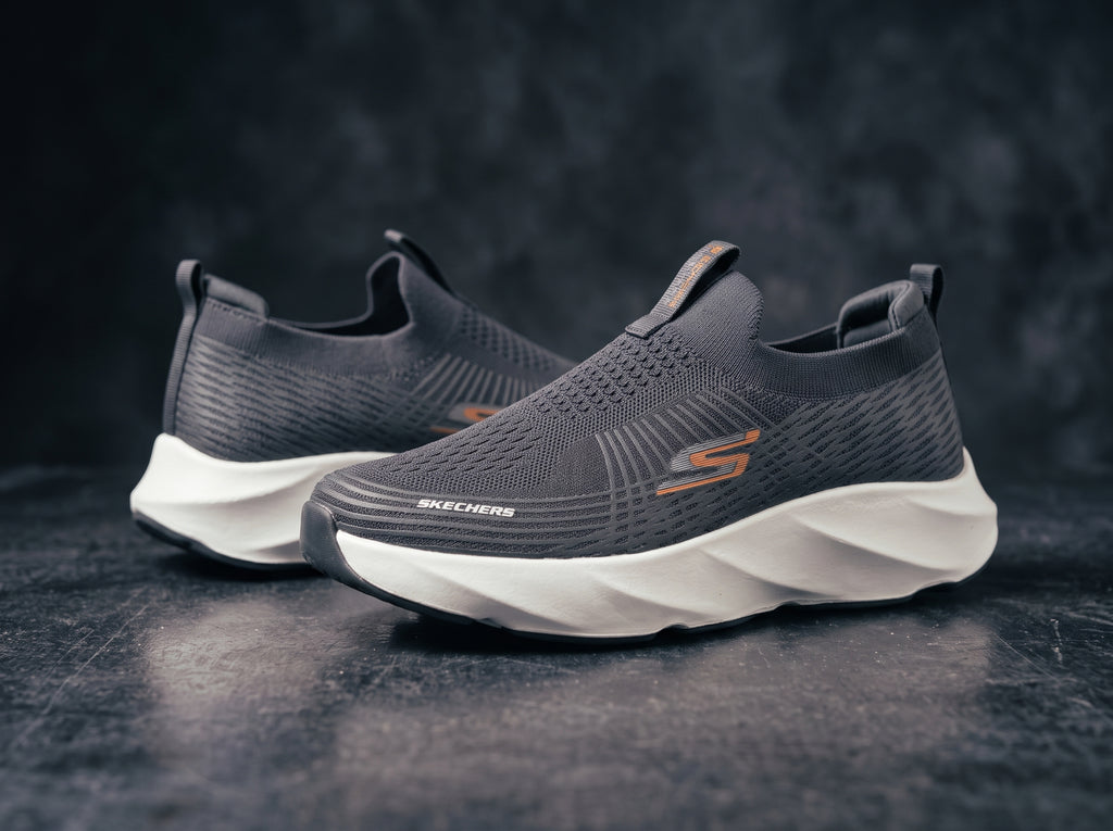 Grey Slip-On Sneakers PL-210