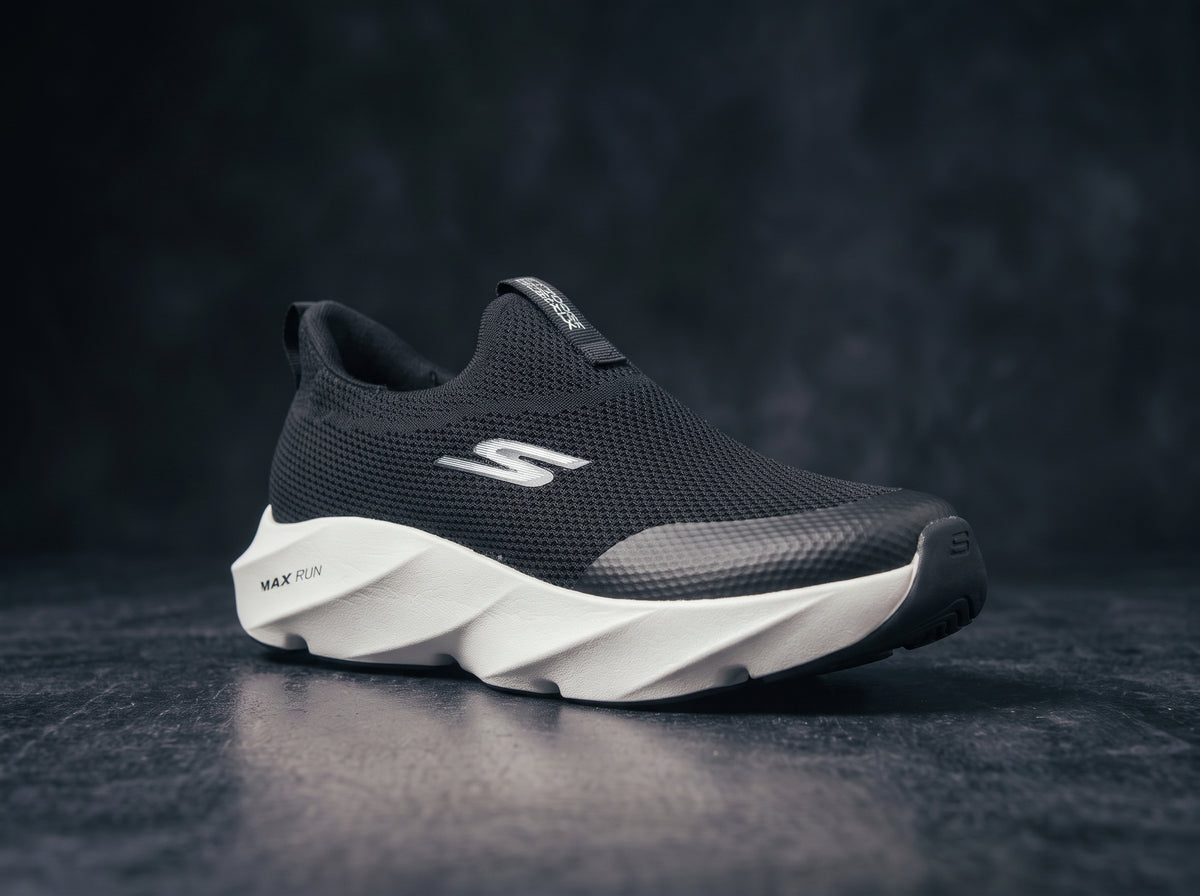 Black Slip-On Sneakers PL-211