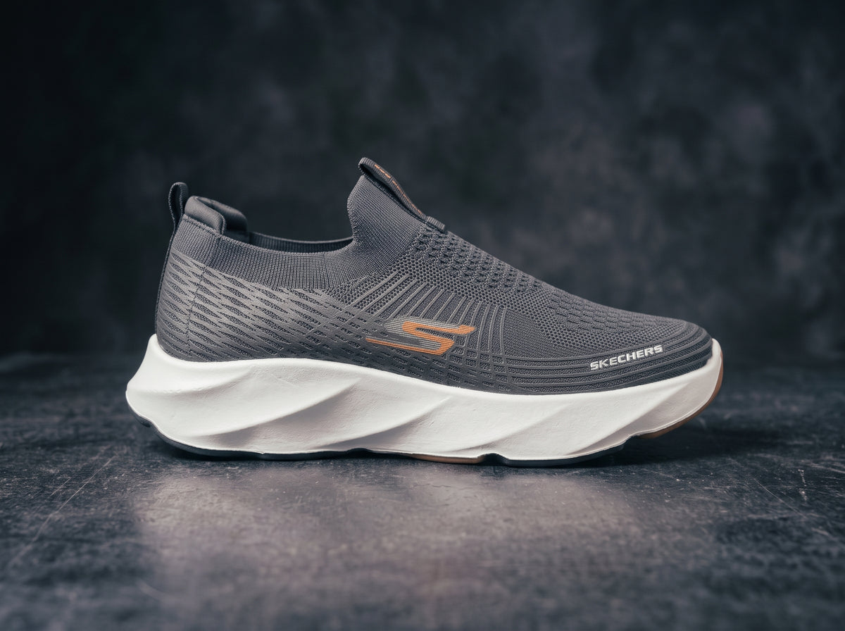 Grey Slip-On Sneakers PL-210