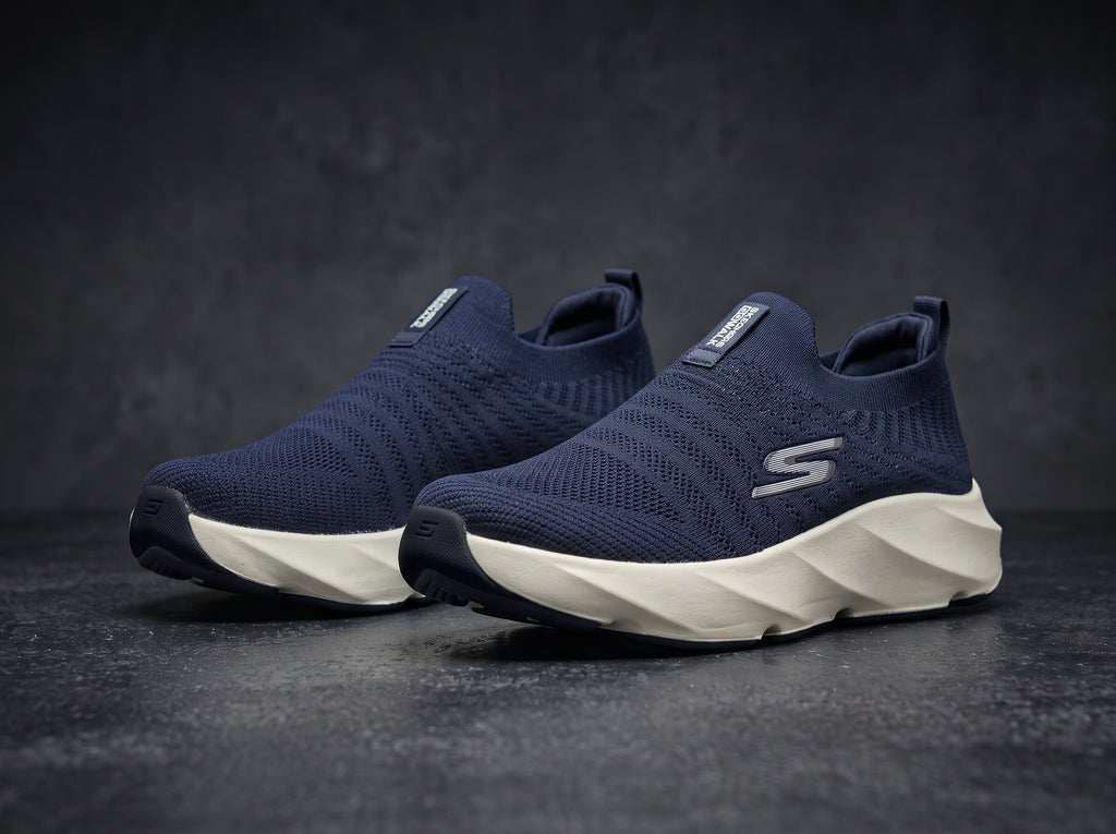 Navy Blue Slip-On Sneakers PL-212